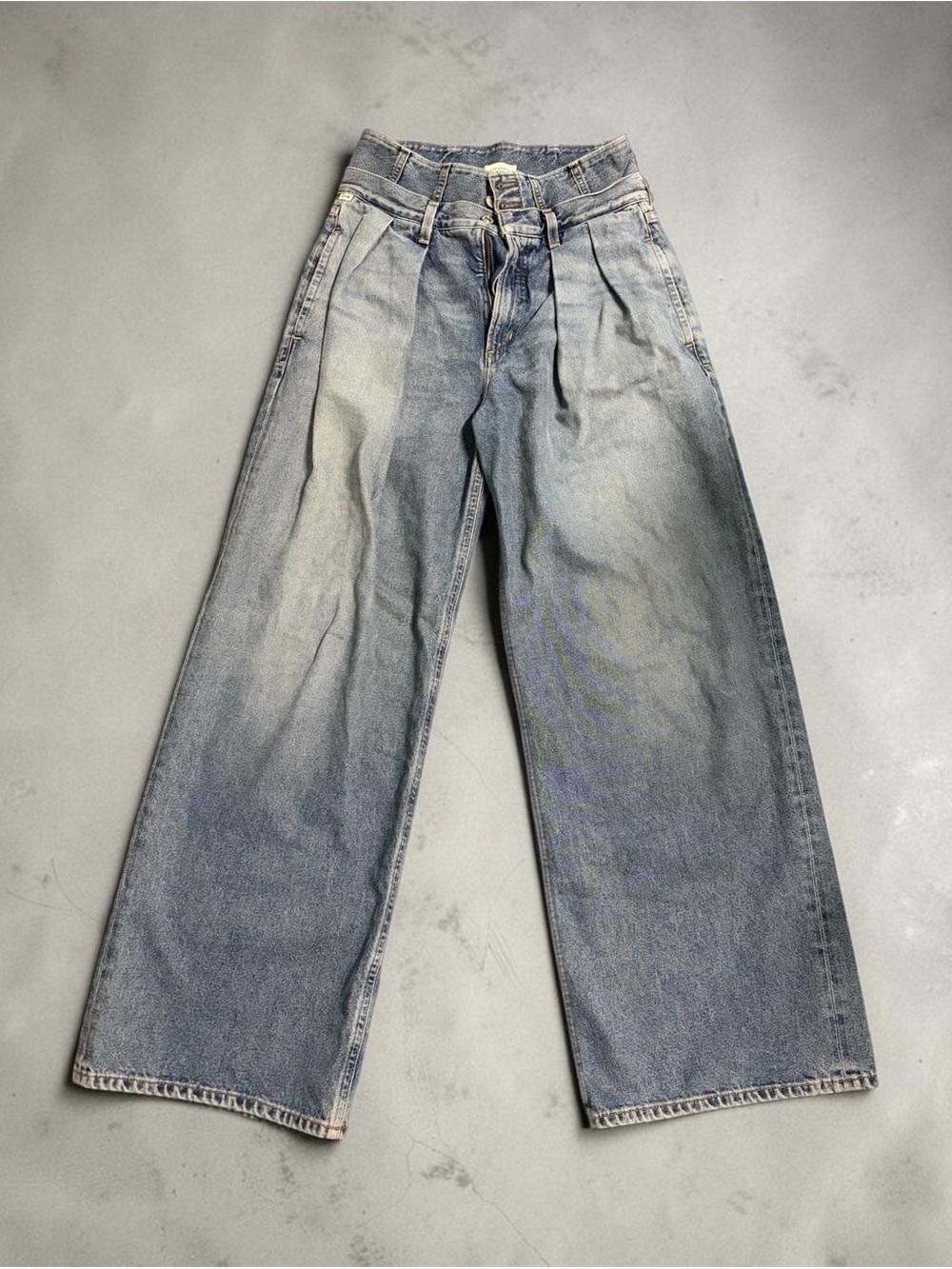 Citizens Of Humanity Light Wash High-Rise Wide Leg Jeans